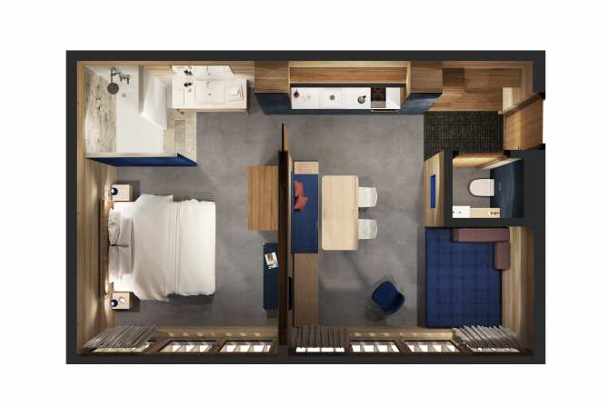 2 Raum Apartment
