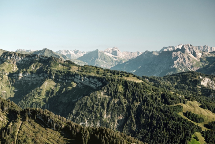 Berglandschaft im Bregenzerwald