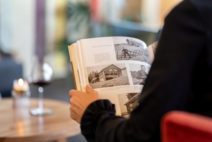 Bibliothek Lesen Kaminraum